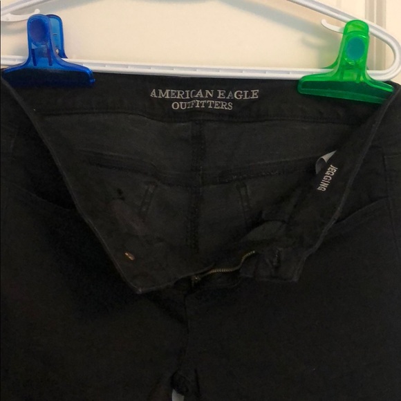 American Eagle Full Length Black Jeggings - Picture 3 of 3